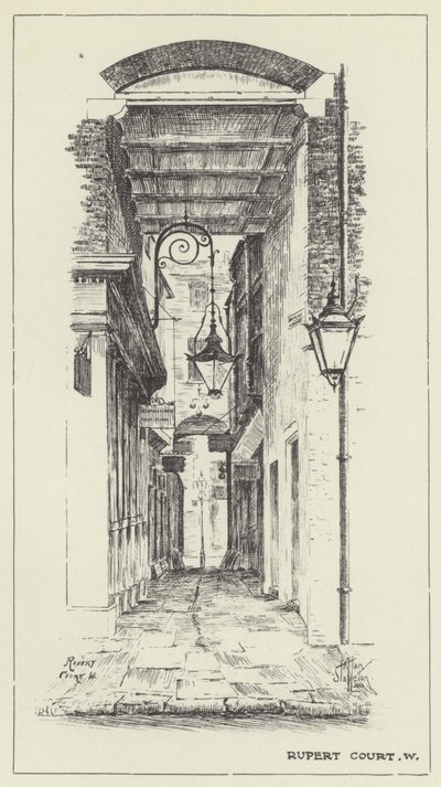 Rupert Court, ovest da Alan Stapleton