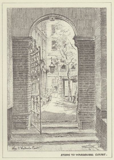 Scalini per Wardrobe Court da Alan Stapleton