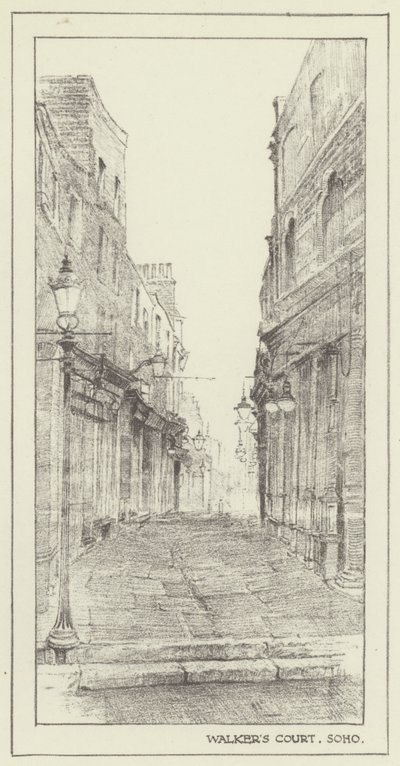 Walkers Court, Soho da Alan Stapleton
