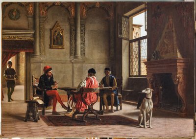 Ludovico Ariosto come ambasciatore incontra Alberto Pio da Albano Lugli