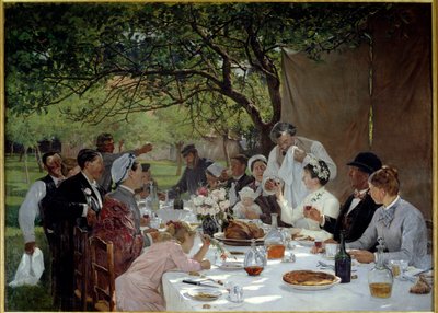 Pasto di nozze a Yport da Albert Auguste Fourie