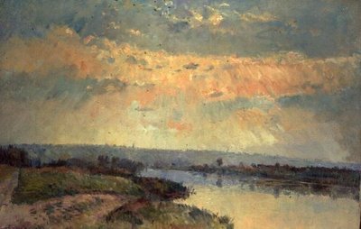 Tardo pomeriggio sulla Senna da Albert Charles Lebourg