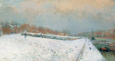 Port de Bercy, inverno da Albert Charles Lebourg