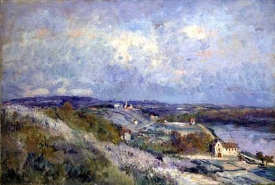 Le colline di Herblay in primavera da Albert Charles Lebourg