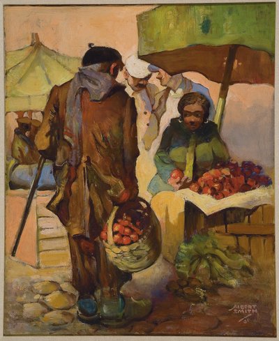 Mercato, Nizza, Francia da Albert A. Smith