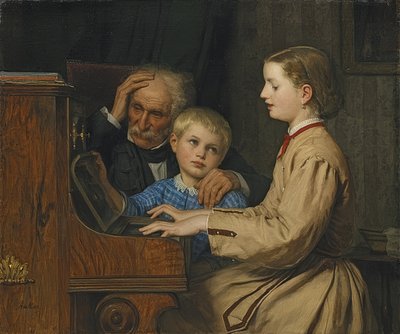 La canzone della patria da Albert Anker