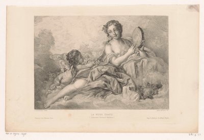 Musa Erato con putto e tamburello (La muse Erato, Collezione Richard Wallace) da Albert Ardail