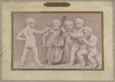 Bozzetto per la Salle des Fêtes all