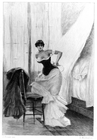 Madame Bovary di Gustave Flaubert, illustrazione di Albert Fourié da Albert Auguste Fourie