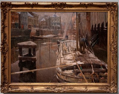 Chiattte nella neve da Albert Baertsoen
