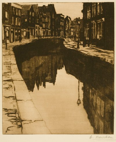 Il Kromboomssloot ad Amsterdam (II) da Albert Baertsoen