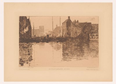 Veduta del porto nelle Fiandre da Albert Baertsoen