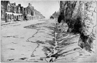 La Grande Rue, Fiandre, 1898 da Albert Baertsoen