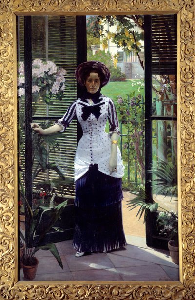 Nella serra Dipinto di Albert Bartholome (1848-1928) 1881 da Albert Bartholomé