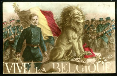 Guerra 14-18: Viva il Belgio, c.1915 da Albert Beerts