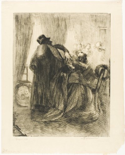 Tragedia, tavola cinque da Donna da Albert Besnard