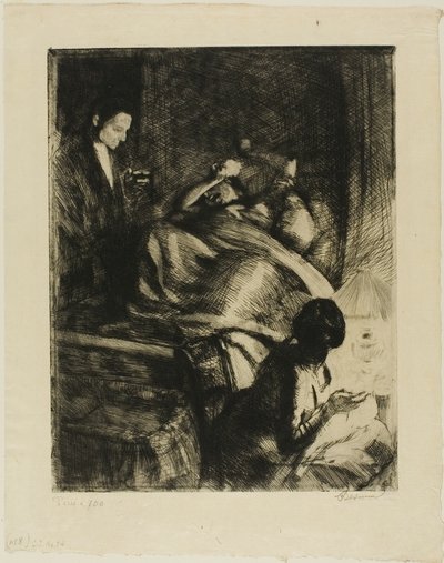 Consegna, piatto tre da Donna da Albert Besnard