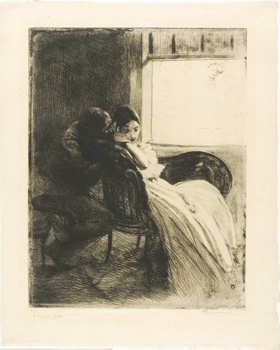 Flirt, sesta tavola da Donna da Albert Besnard