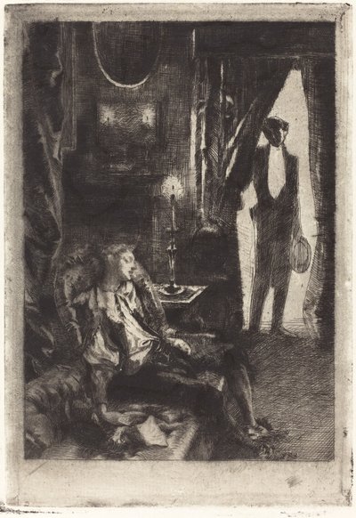 Iza dormiente da Albert Besnard