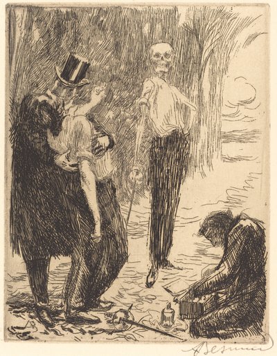 Il duello da Albert Besnard