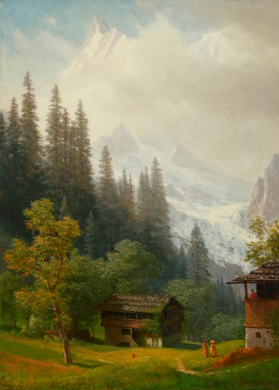 Alpine Scene da Albert Bierstadt