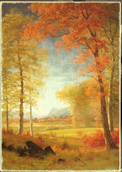 Autunno in America, Contea di Oneida, New York da Albert Bierstadt