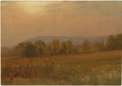 Paesaggio autunnale, New England da Albert Bierstadt