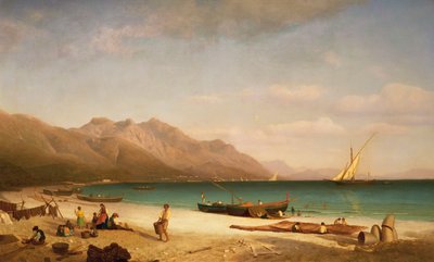Baia di Salerno, 1858 da Albert Bierstadt