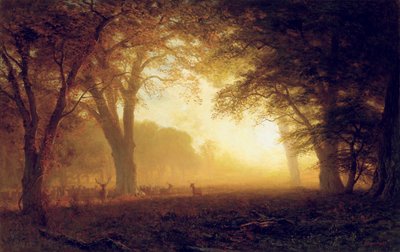 Luce dorata della California da Albert Bierstadt