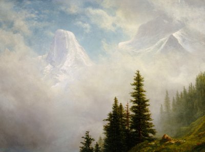 In alto sulle montagne da Albert Bierstadt