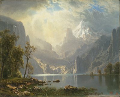 Nelle Sierras / Lago Tahoe da Albert Bierstadt
