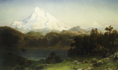 Monte Hood in Oregon da Albert Bierstadt
