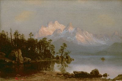 Canoa di montagna da Albert Bierstadt