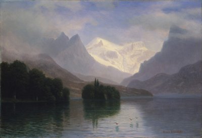 Scena di montagna da Albert Bierstadt