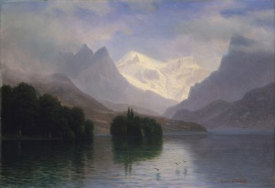 Scena di montagna da Albert Bierstadt