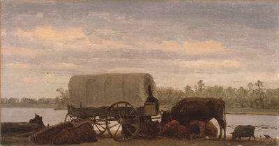 Riposo sul Platte da Albert Bierstadt
