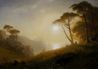 Scene in Yosemite Valley da Albert Bierstadt