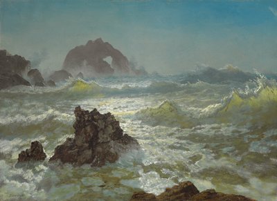 Seal Rock, California, c.1872 da Albert Bierstadt