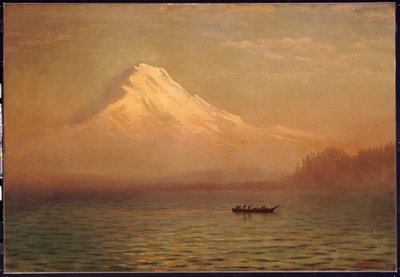 Alba sul Monte Tacoma da Albert Bierstadt
