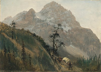 Sentiero occidentale, le Montagne Rocciose da Albert Bierstadt