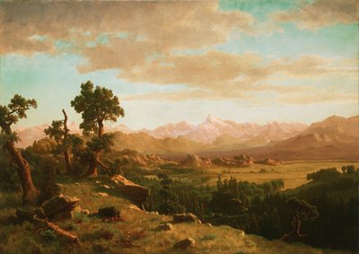 Il Paese del Fiume del Vento da Albert Bierstadt