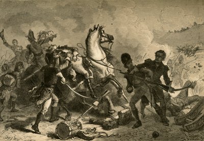 Battaglia di New Orleans - Morte del generale Pakenham da Albert Bobbett