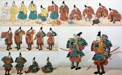 Uniformi dei samurai, illustrazione da 