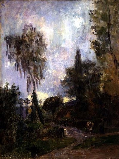 Una strada a Hondouville da Albert Charles Lebourg