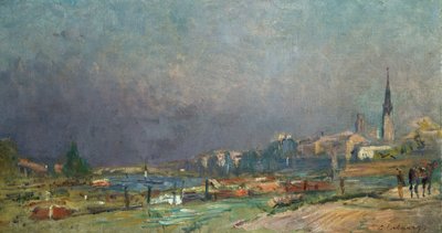 Sulle rive del fiume da Albert Charles Lebourg