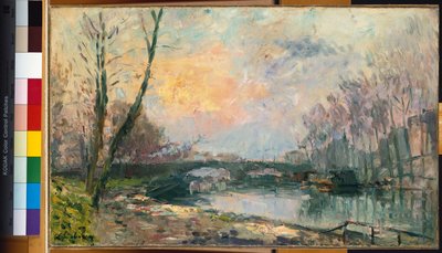Veduta della Senna, Parigi da Albert Charles Lebourg