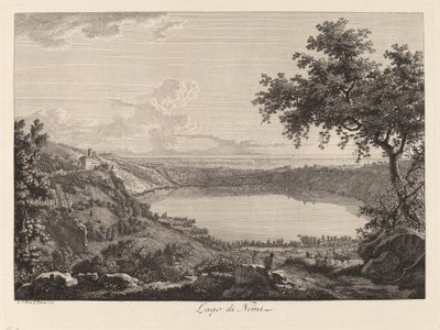 Lago di Nemi da Albert Christoph Dies