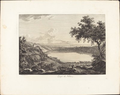 Lago di Nemi da Albert Christoph Dies