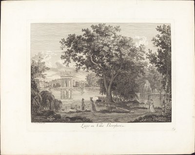 Lago in Villa Borghese da Albert Christoph Dies