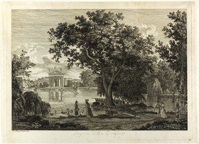 Lago a Villa Borghese da Albert Christoph Dies